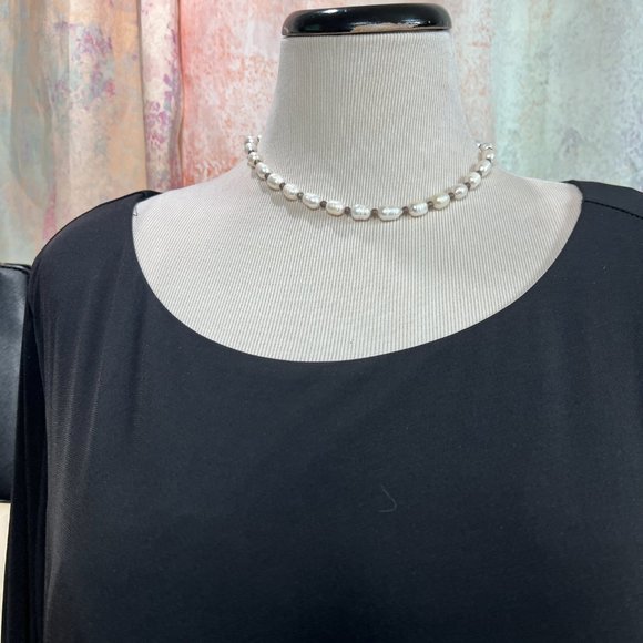 📌Calvin Klein Elegant Dress Split Sleeves with Decorative Cuff - Picture 3 of 16